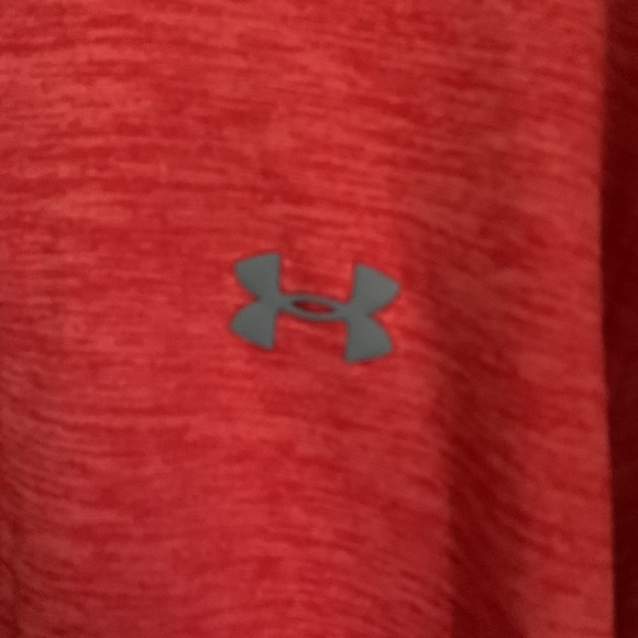 Men’s Under Armour ColdGear Longsleeve 1/4 Zip Fleece Red Size XL - Picture 4 of 6